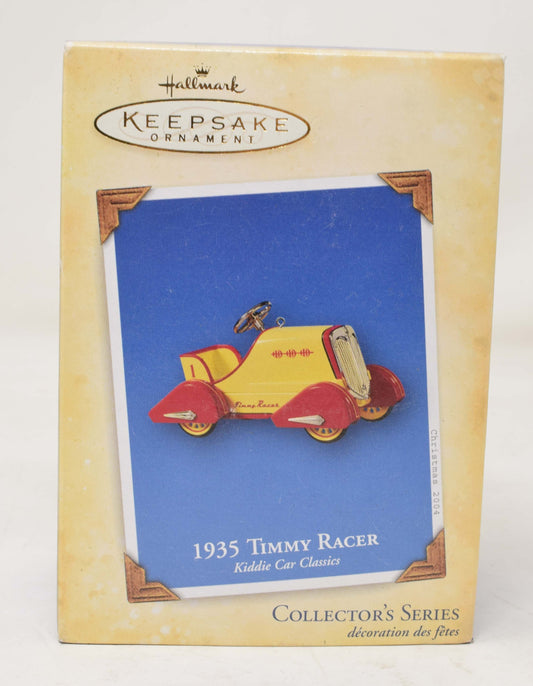 Hallmark Keepsake Ornament 1935 Timmy Racer Car Christmas Tree 2004 NIB