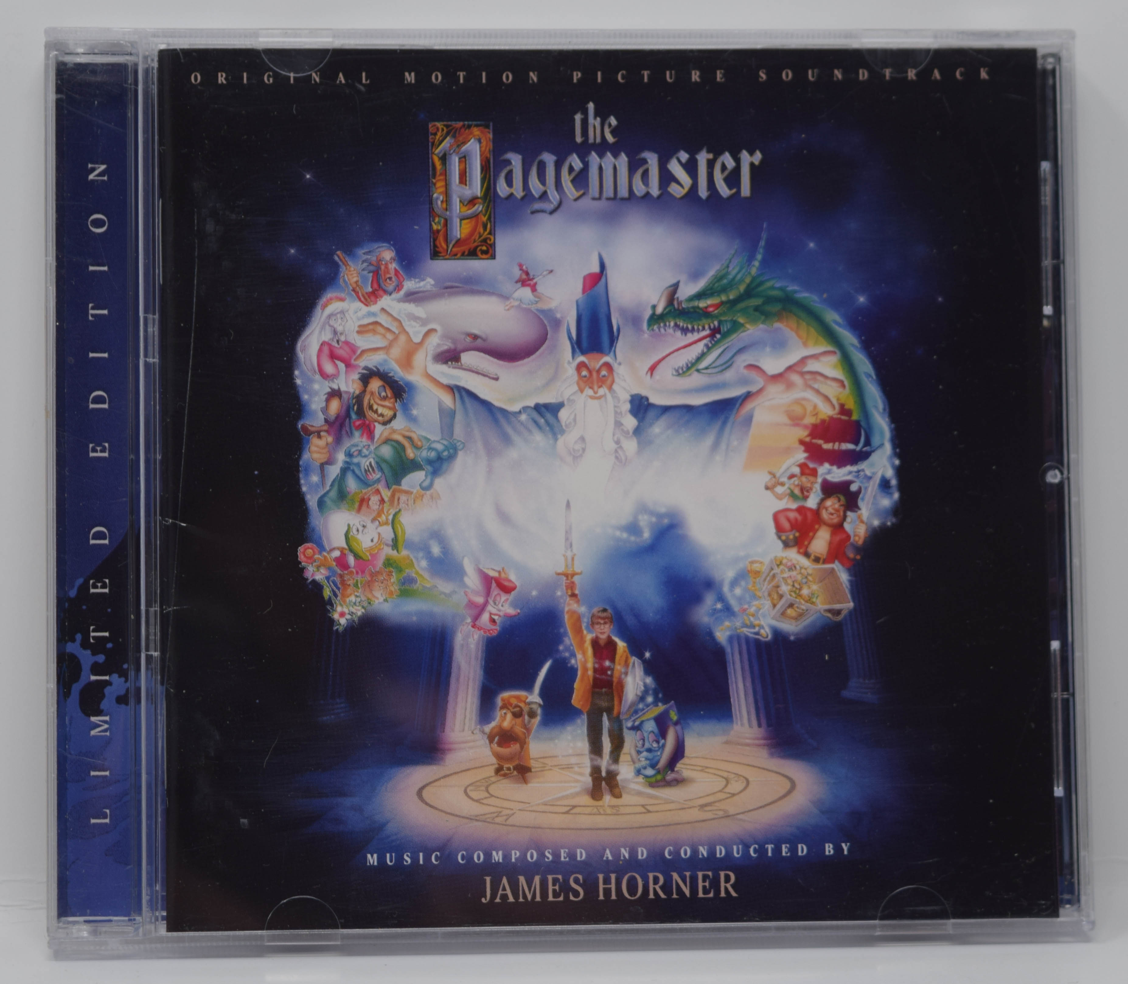 The Pagemaster Original Soundtrack by James Horner good (CD) NEW