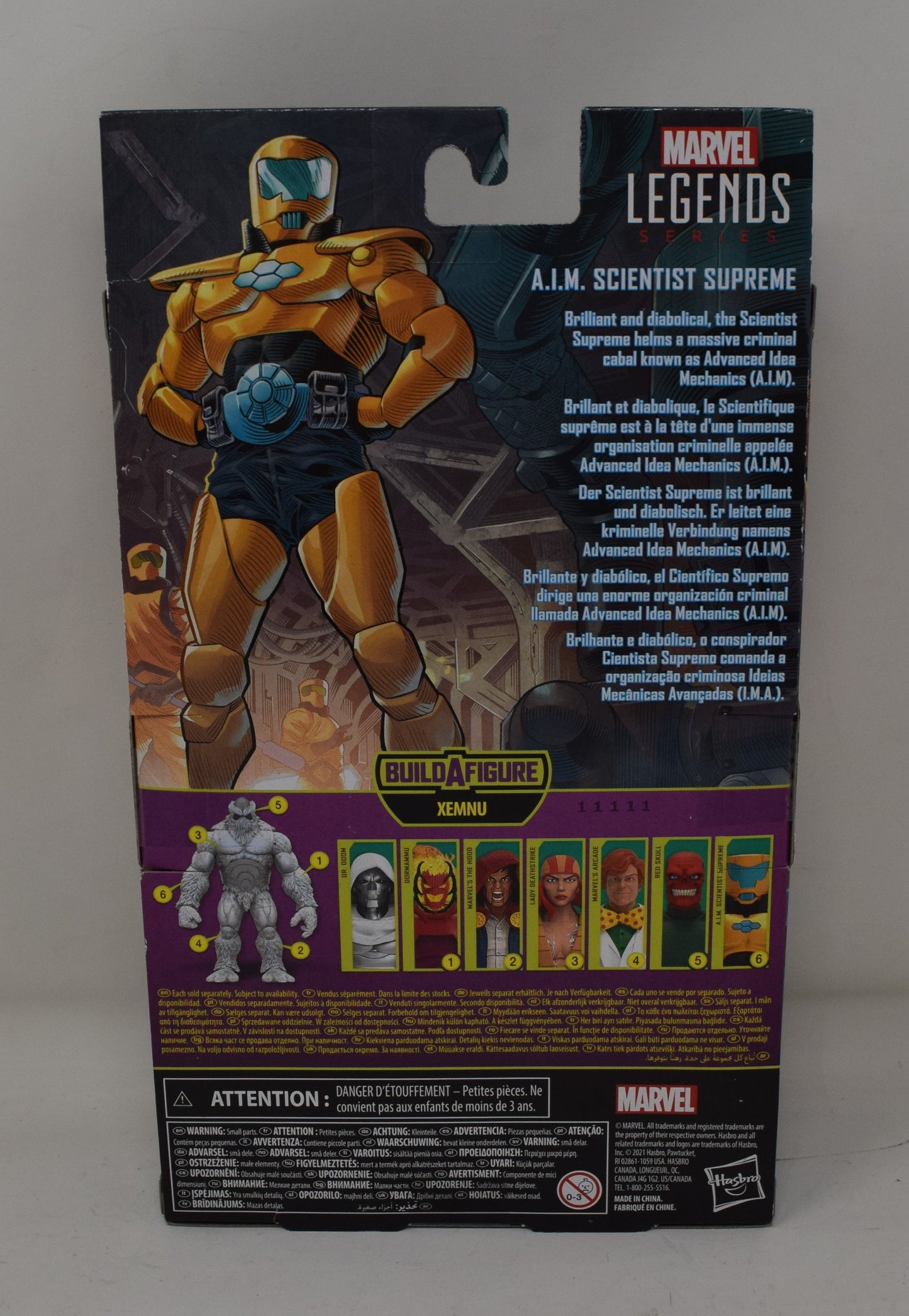 A.I.M. AIM Scientist Supreme 6" Action Figure Marvel Legends MCU Hasbro NIB
