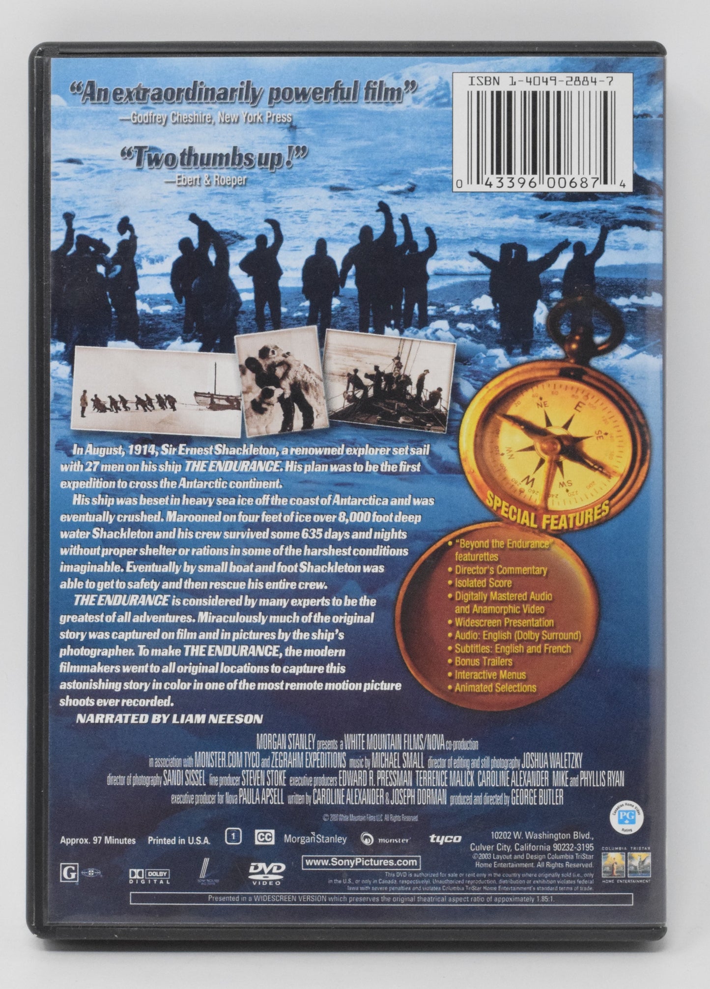 The Endurance DVD Shackleton's Legendary Antarcti Expedition