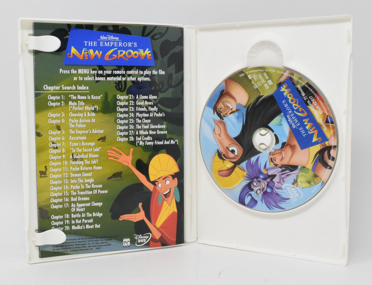 Walt Disney The Emperor's New Groove DVD