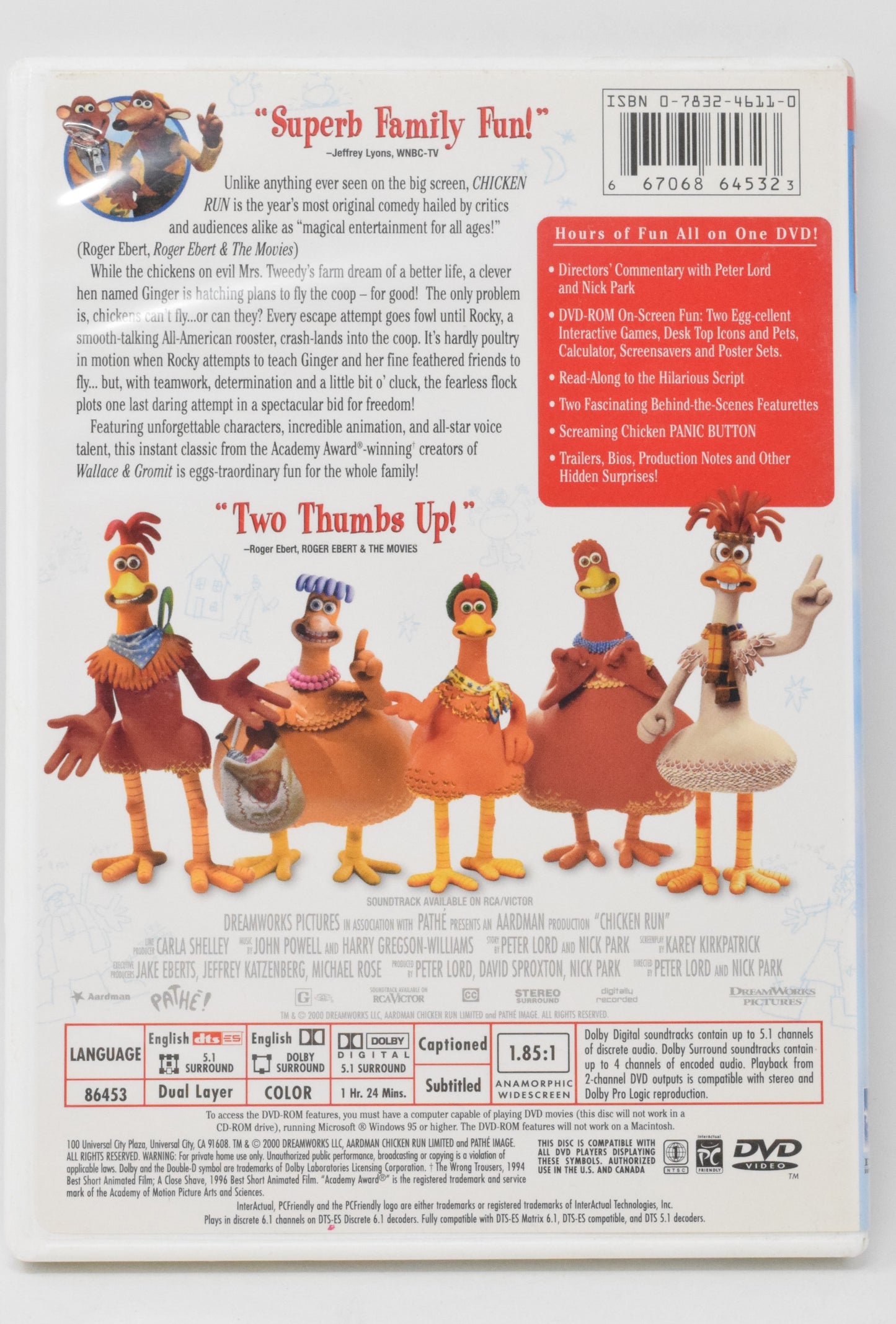 Chicken Run DVD Special Edition