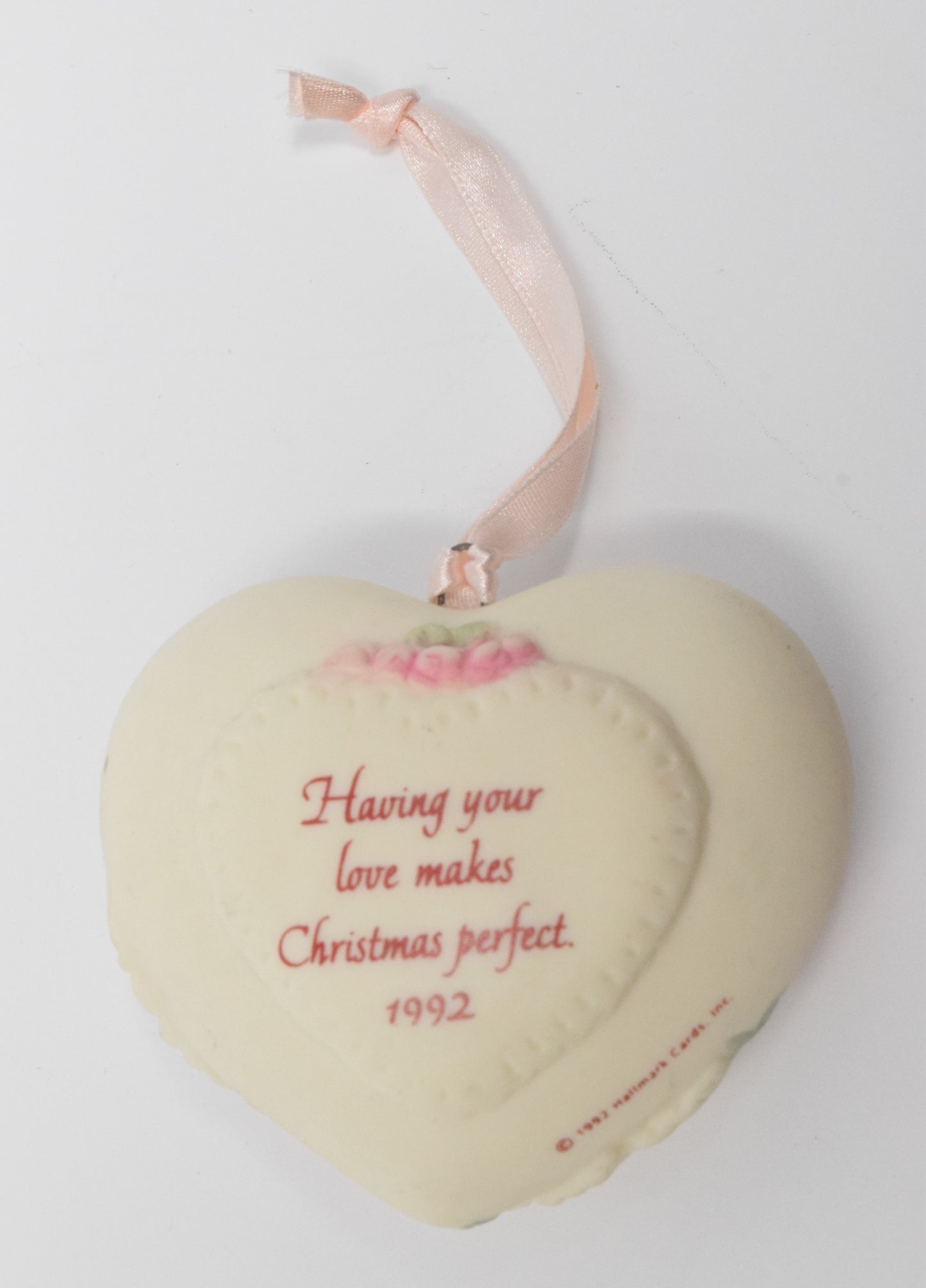 Hallmark Keepsake For the One I Love Christmas Ornament 1992