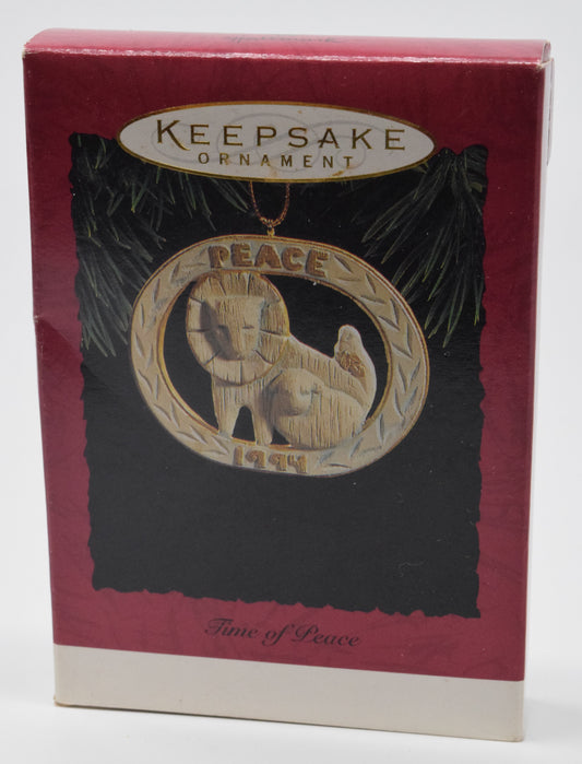 Hallmark Keepsake Time Of Peace Christmas Ornament 1994 NIB