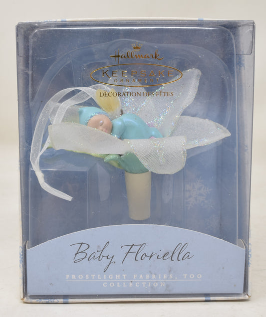 Hallmark Keepsake Ornament Baby Floriella Frostlight Faeries Christmas Tree 2002 NIB