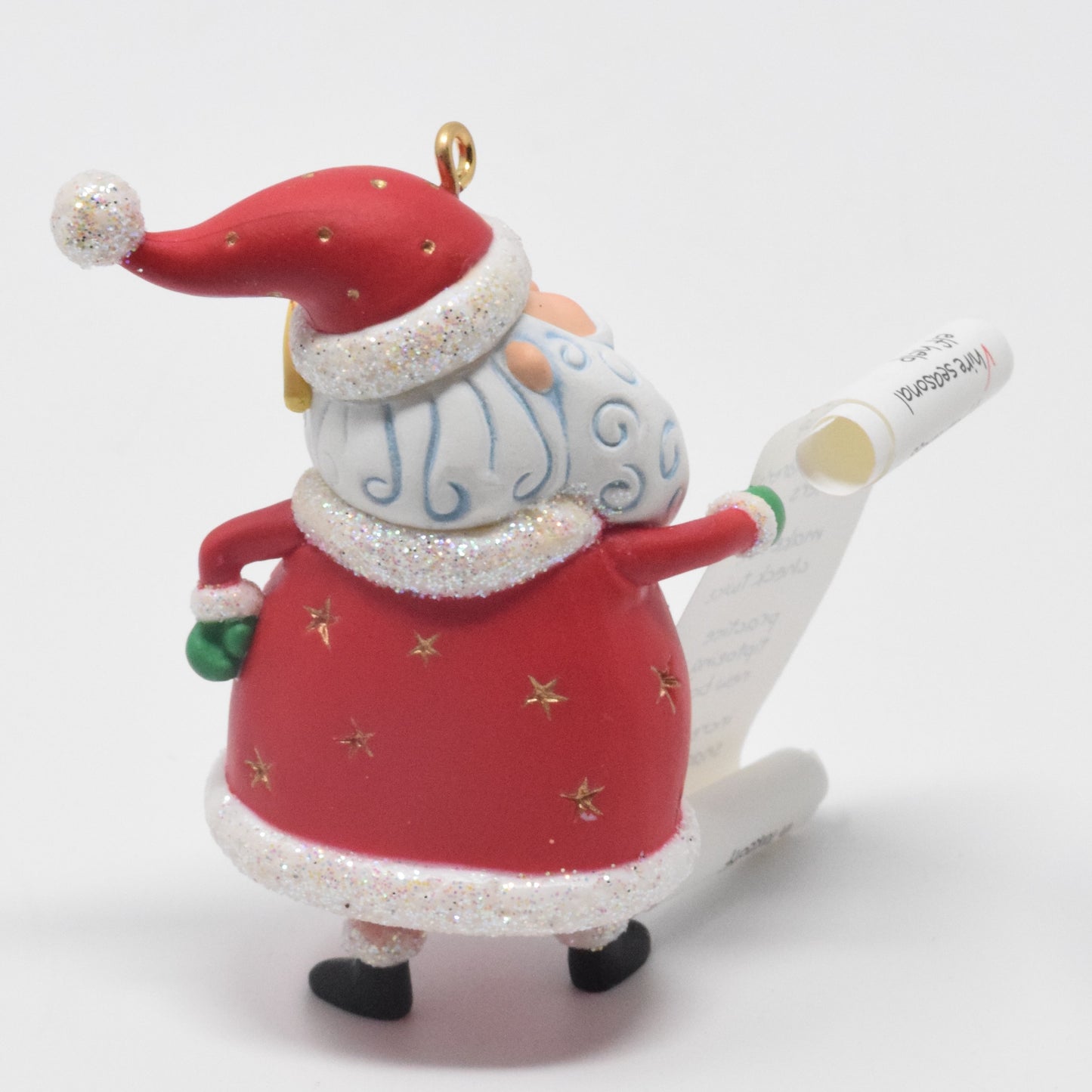 Hallmark Keepsake So Much to do Santa Claus Christmas Ornament 2004 NIB