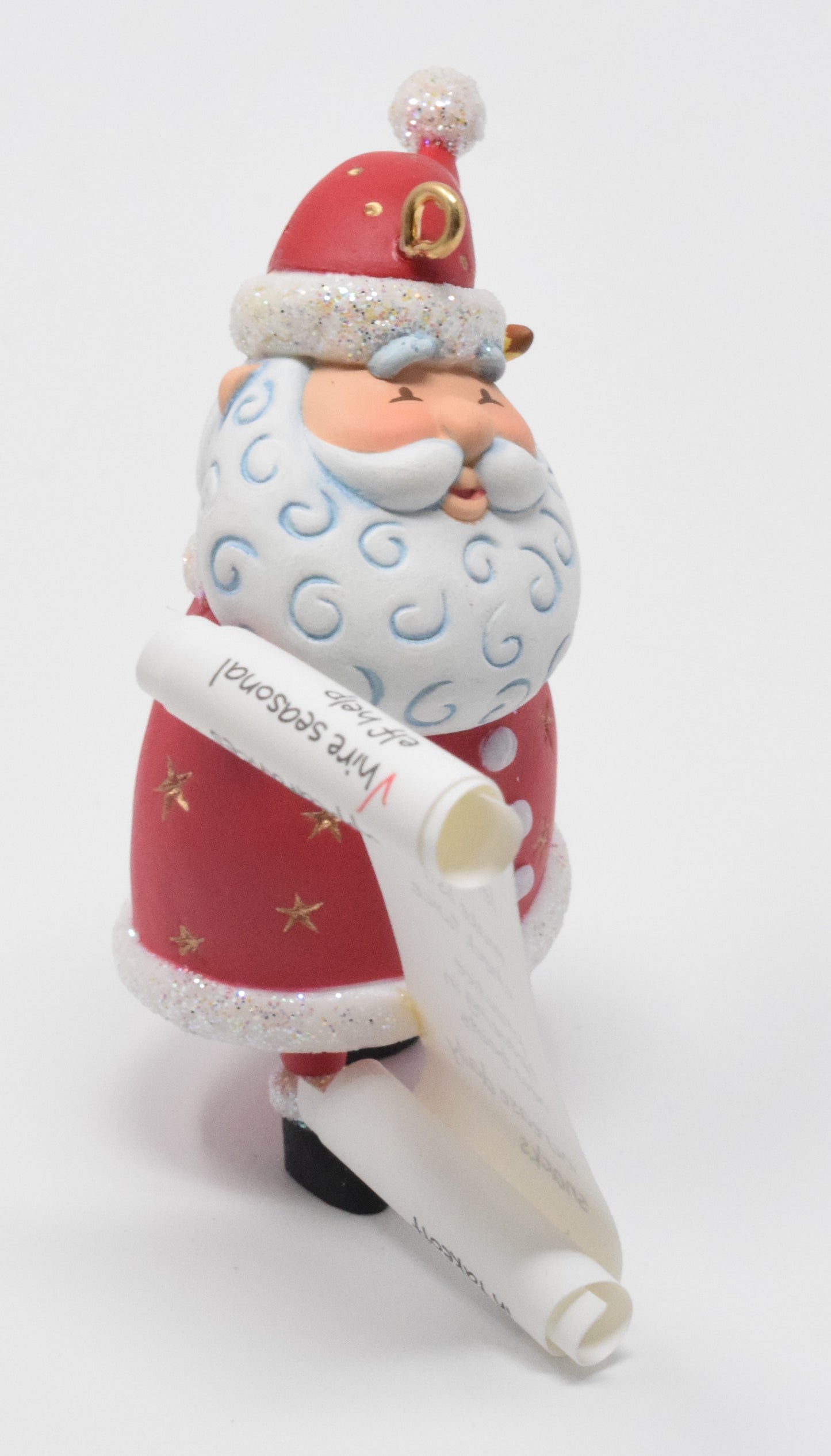 Hallmark Keepsake So Much to do Santa Claus Christmas Ornament 2004 NIB