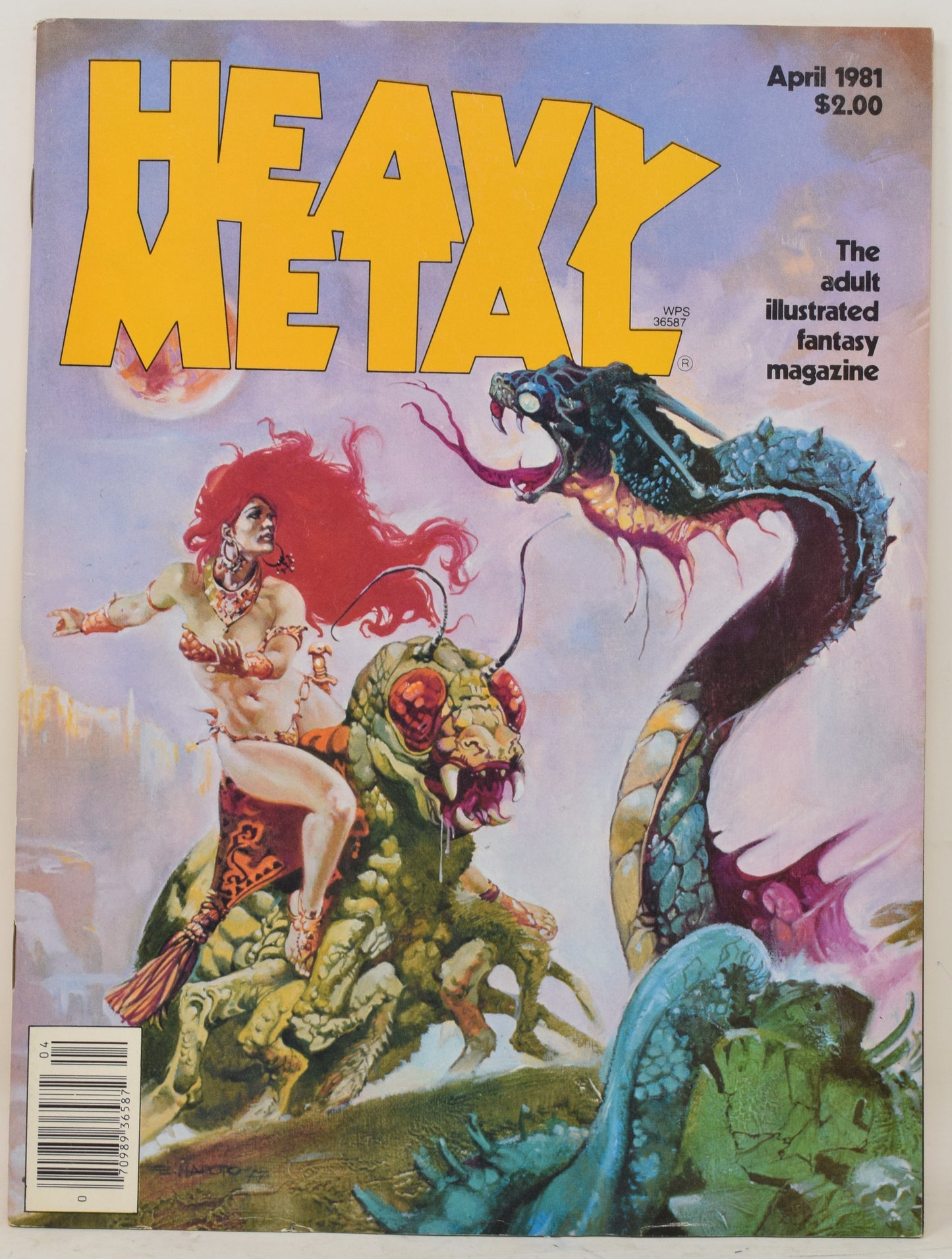 Heavy Metal Magazine Vol 5 1 April 1981 VF Richard Corben Robert E Howard GGA