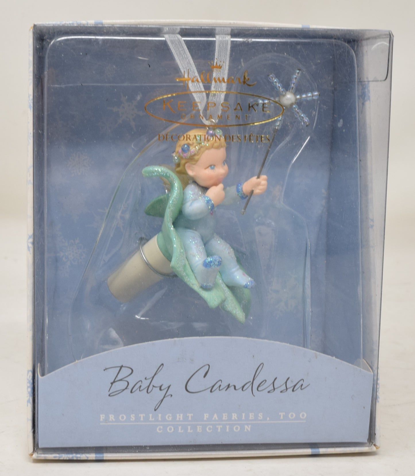 Hallmark Keepsake Ornament Baby Candessa Frostlight Faeries Christmas Tree 2002 NIB