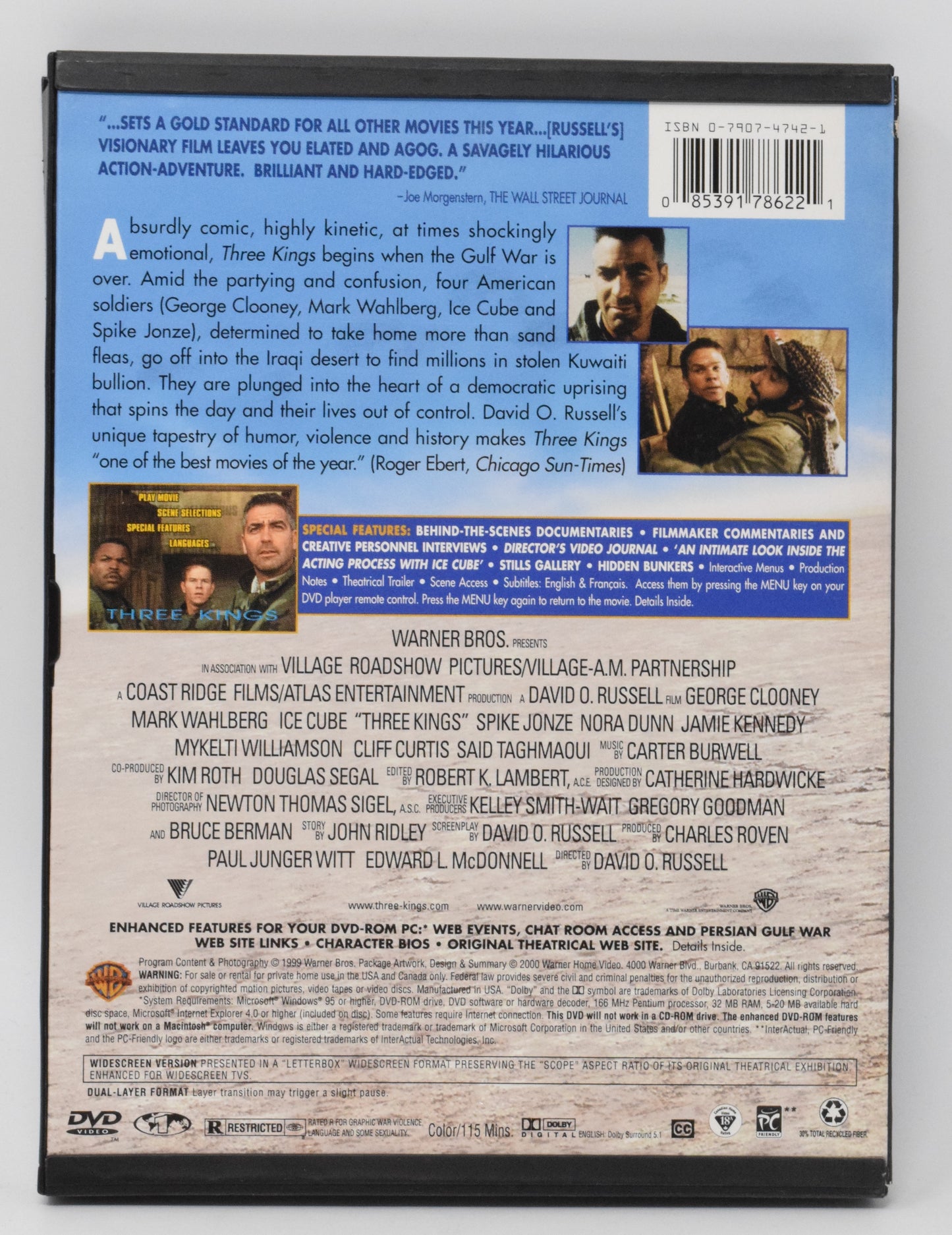 Three Kings DVD George Clooney