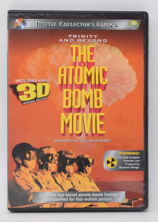 The Atomic Bomb Movie DVD 3D