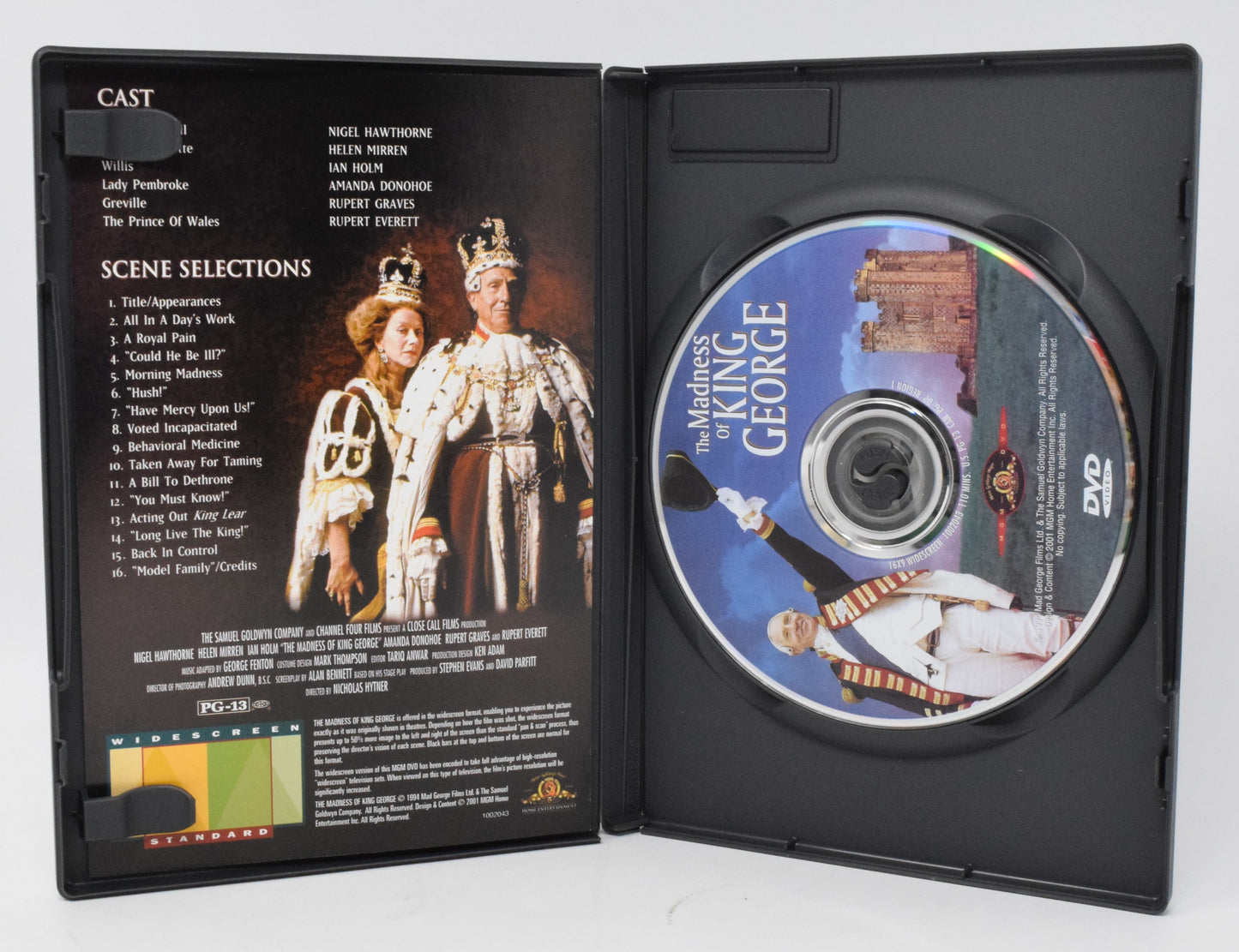 The Madness of King George DVD