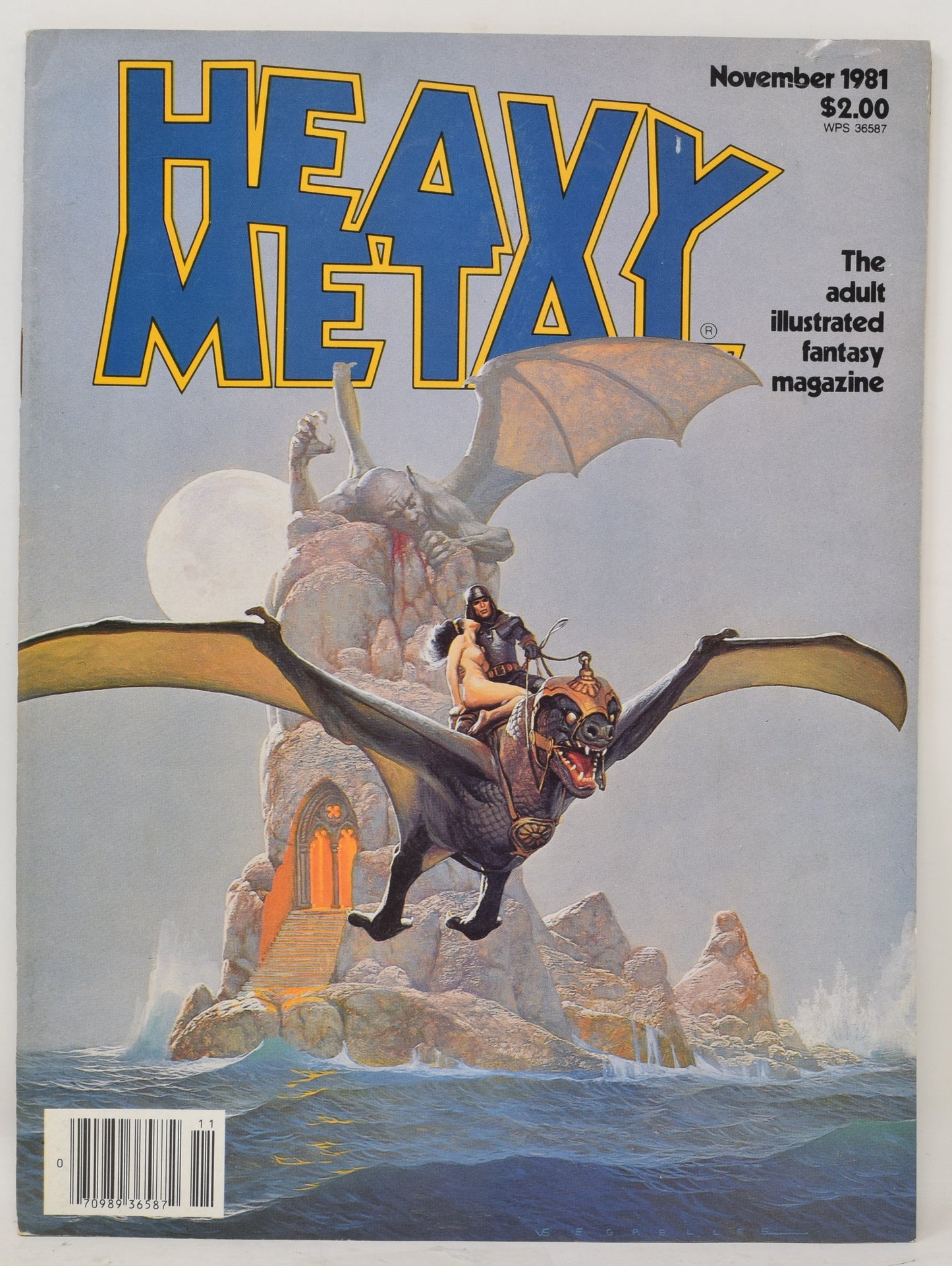 Heavy Metal Magazine Vol 5 8 November 1981 FN Arthur Suydam Jeff Jones GGA