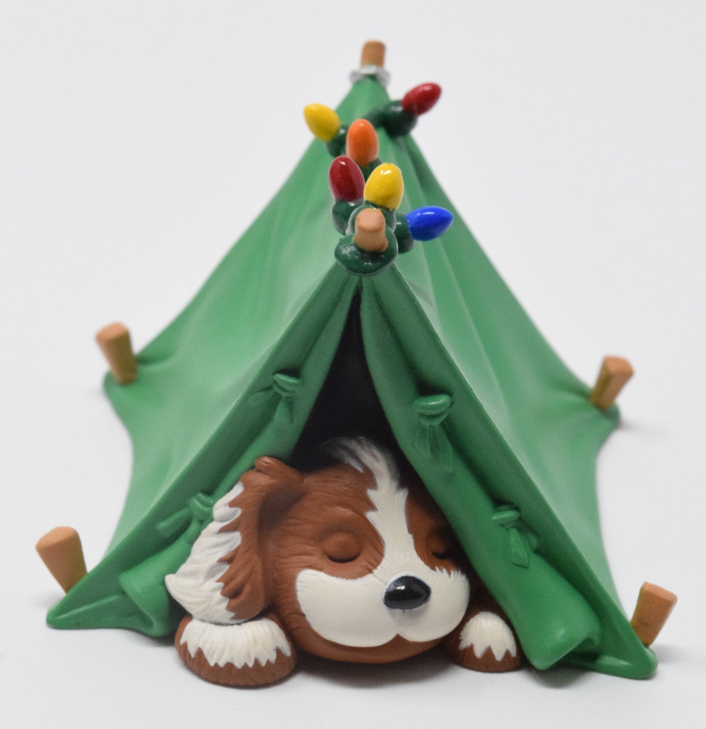 Hallmark Keepsake Pup-Tenting Christmas Ornament 1996 NIB