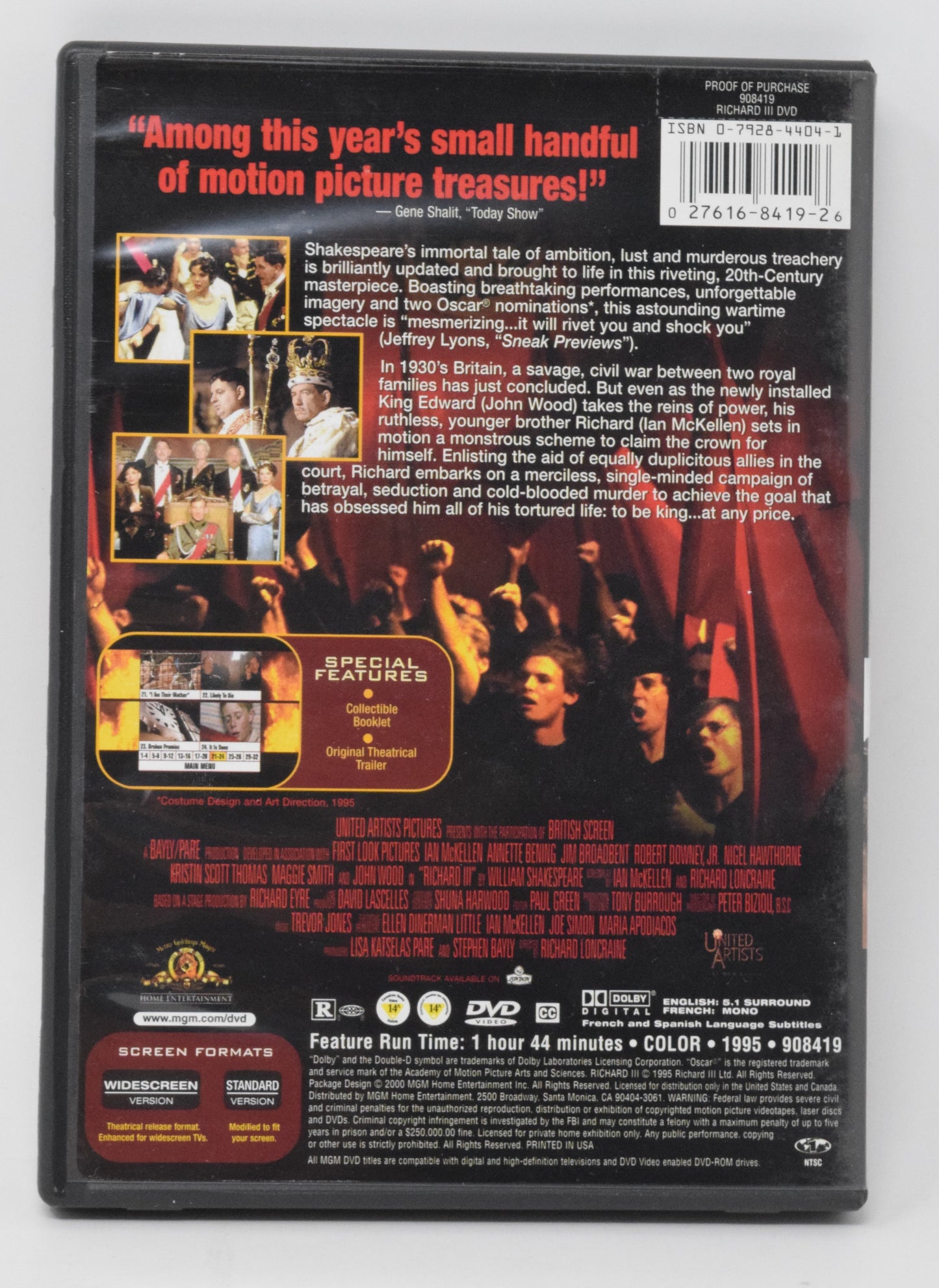 Richard III DVD