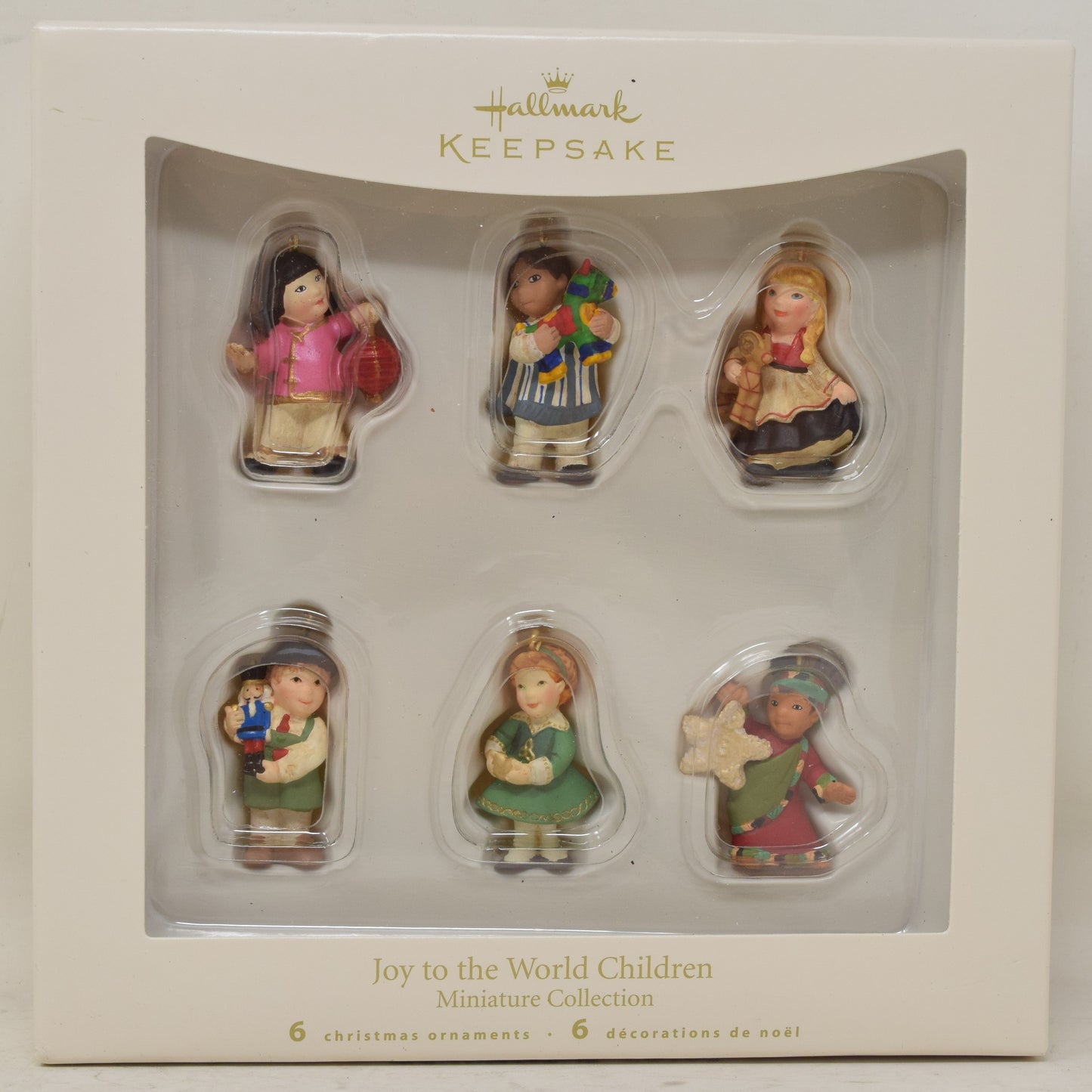 Hallmark Keepsake Ornament Joy To The World Children Miniature Christmas Tree 2007 NIB