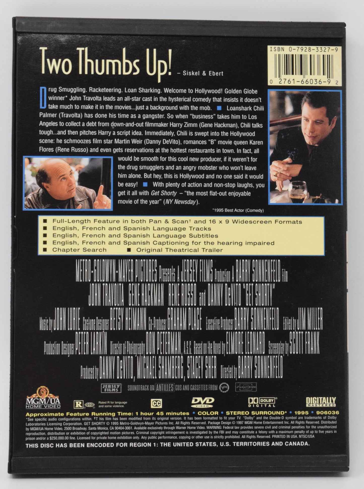 Get Shorty DVD John Travolta