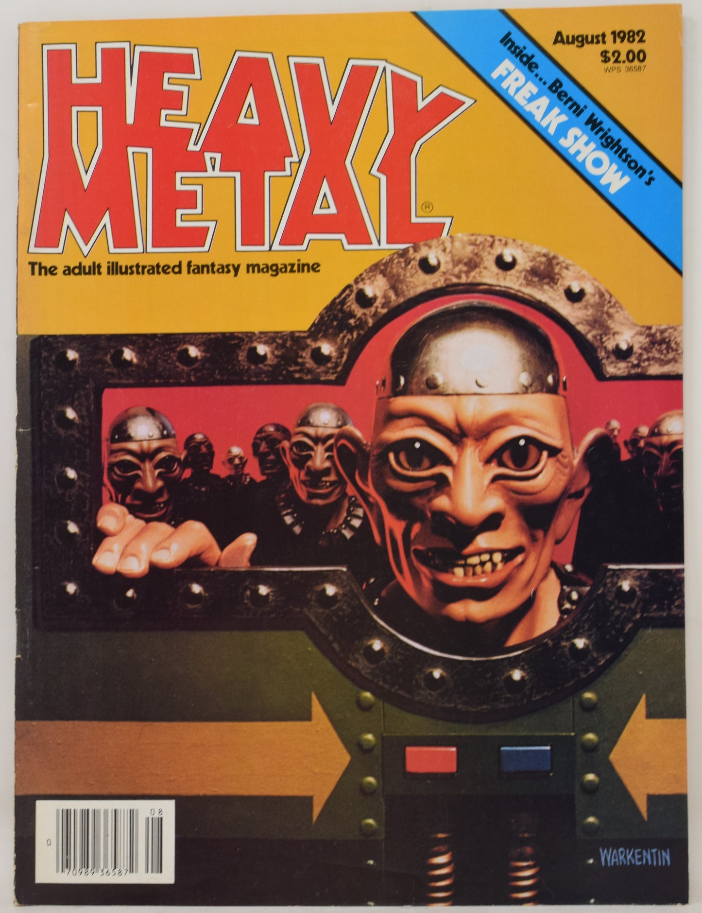 Heavy Metal Magazine Vol 6 5 August 1982 FN VF Moebius Druillet Jodorowsky