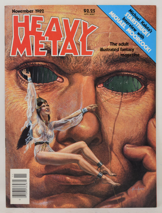 Heavy Metal Magazine Vol 6 8 November 1982 VF NM Milo Manara Druillet GGA