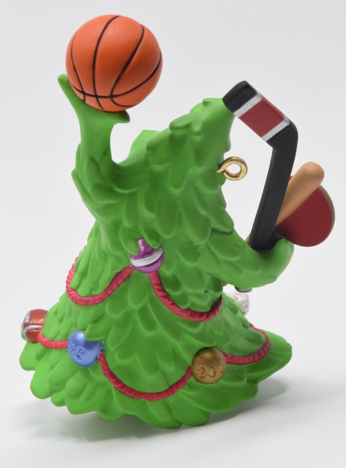 Hallmark Keepsake Tree Guy Sports Balls Christmas Ornament 2000 NIB