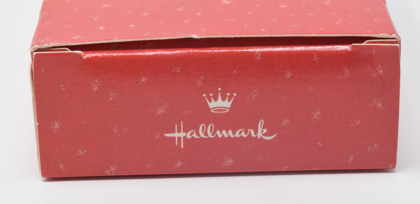 Hallmark Keepsake Shiny Sleigh Brass Christmas Ornament 1988 NIB