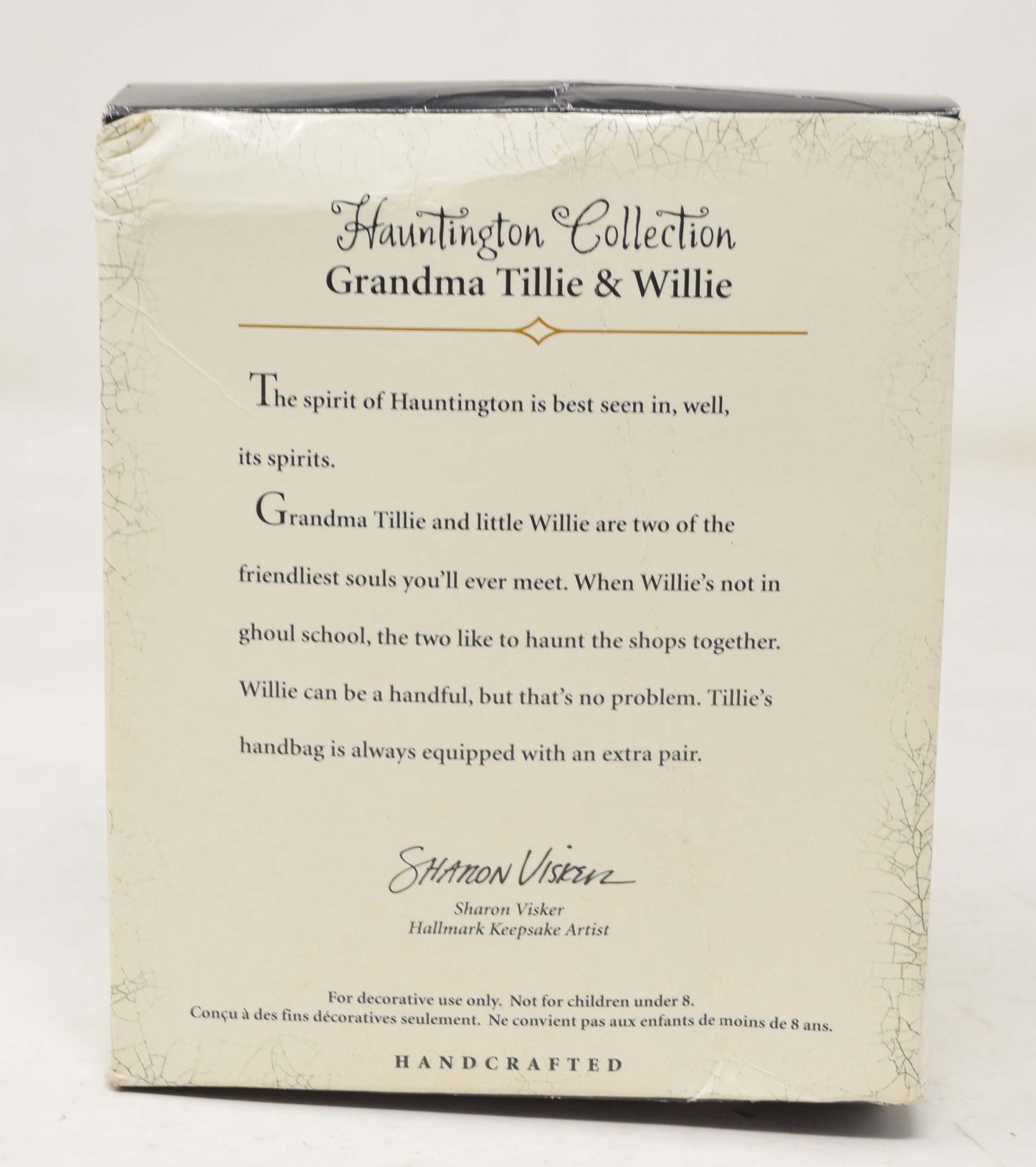 Hallmark Ornament Huntington Collection Grandma Tillie Willlie Halloween Christmas 2005 NIB