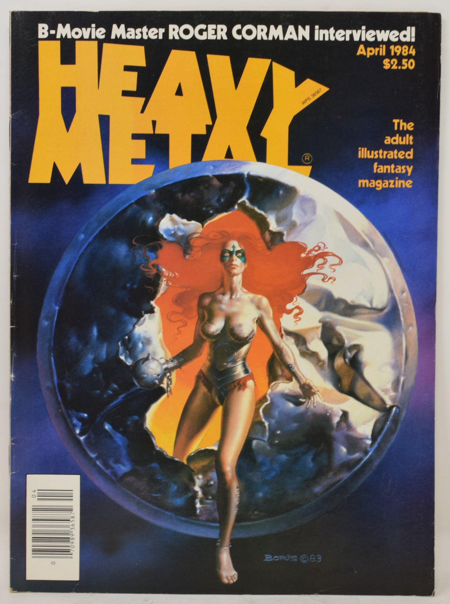 Heavy Metal Magazine Vol 8 1 April 1984 FN GGA Boris Vallejo Moebius J –  Golden Apple Comics