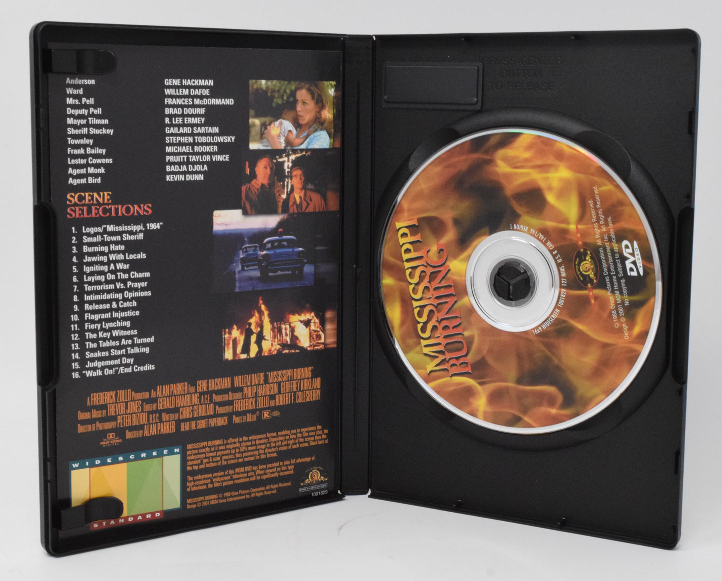 Mississippi Burning DVD