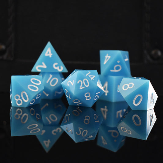 Sanctuary Sharp-Edged Resin Dice Set