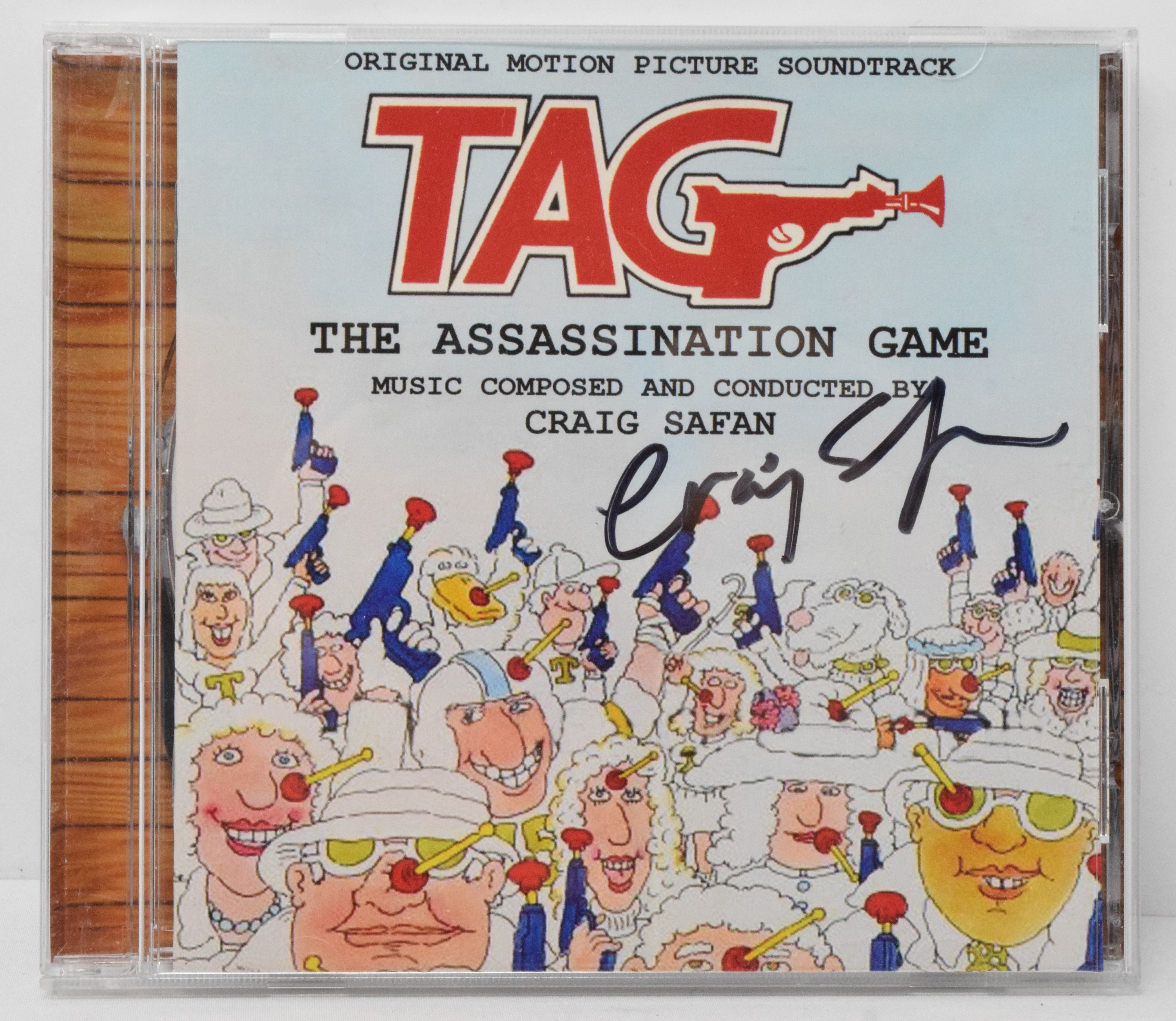 The game サイン入りCD Tag Assassination Game Soundtrack CD Signed Craig Safan BSX LTD 1000