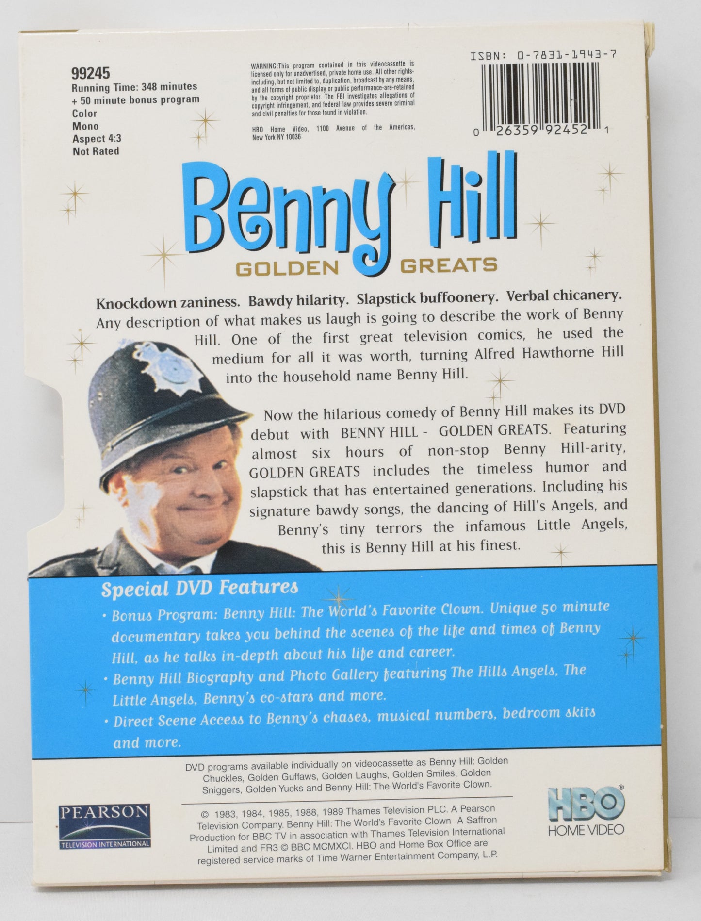 Benny Hill DVD Golden Greats