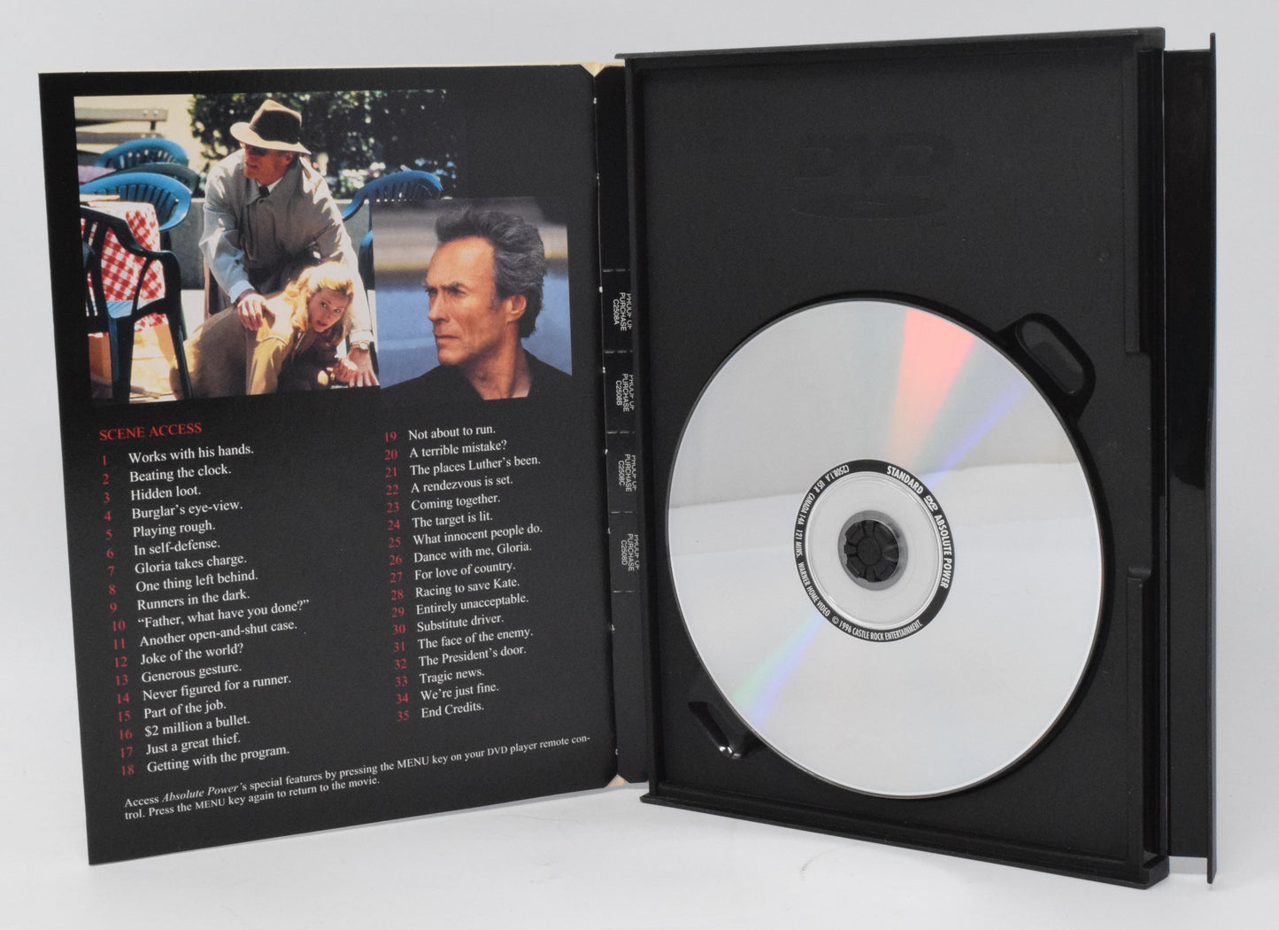 Clint Eastwood Absolute Power DVD