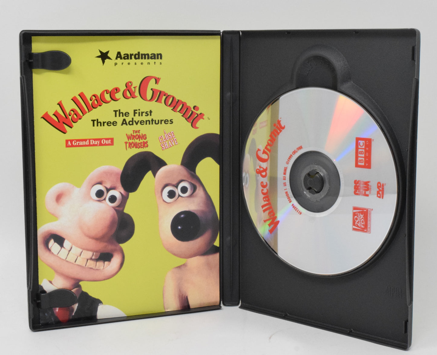 Wallace & Gromit DVD The First Three Adventures