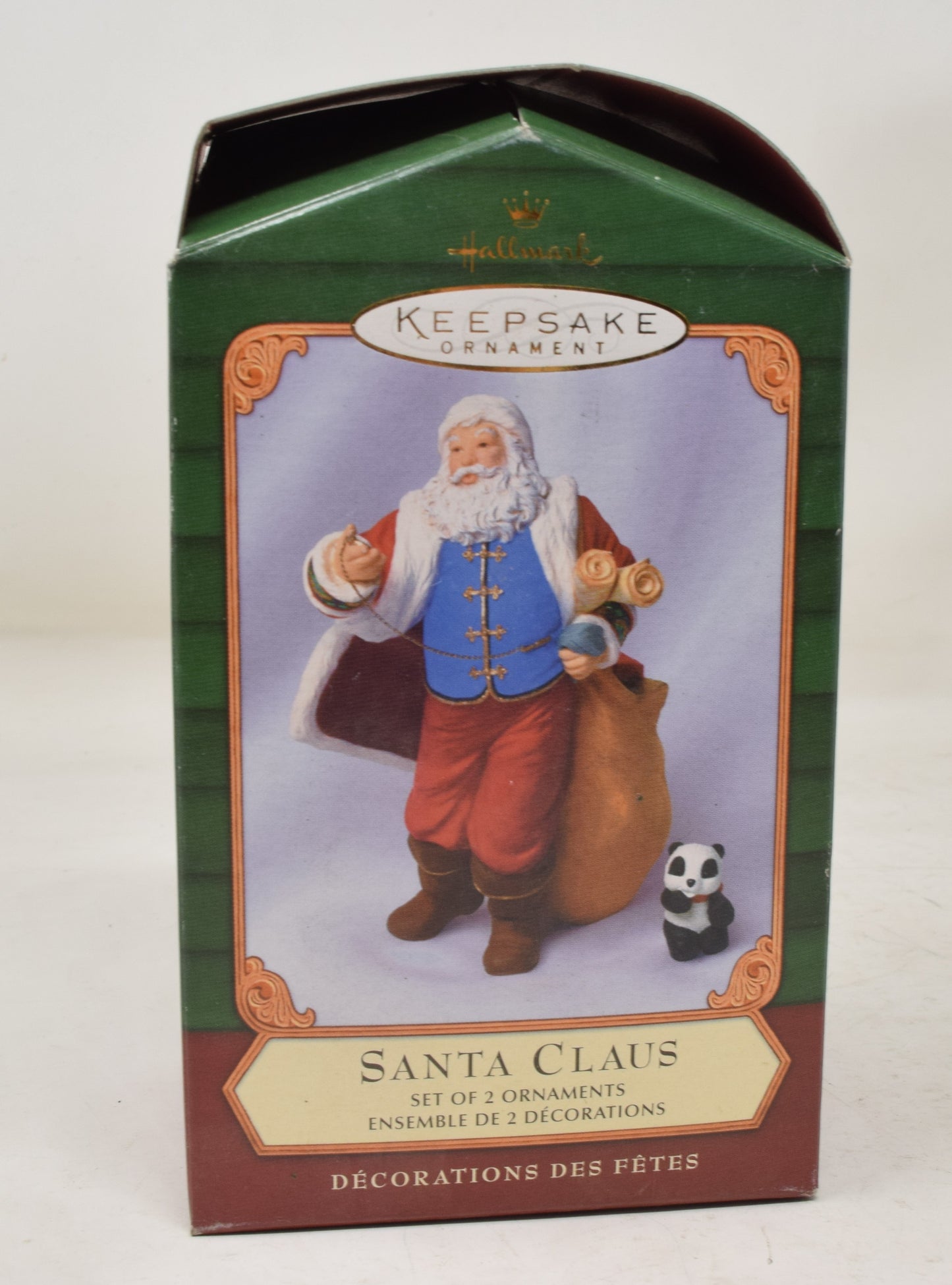 Hallmark Keepsake Ornament Santa Claus Open House Christmas Tree 2001 NIB