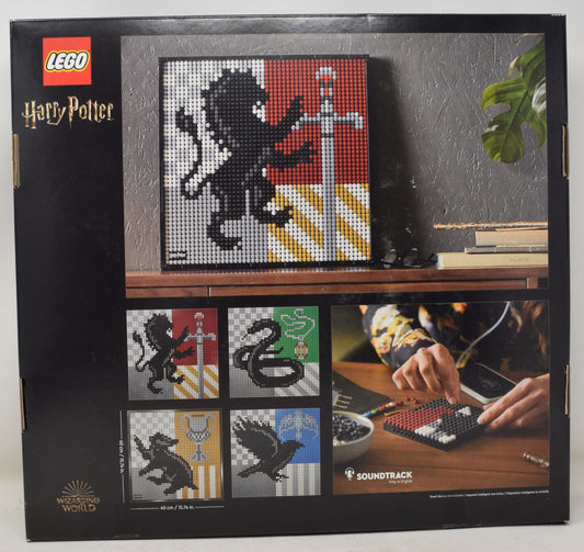 Lego Art Harry Potter Hogwarts Crests Set 31201 New NIB