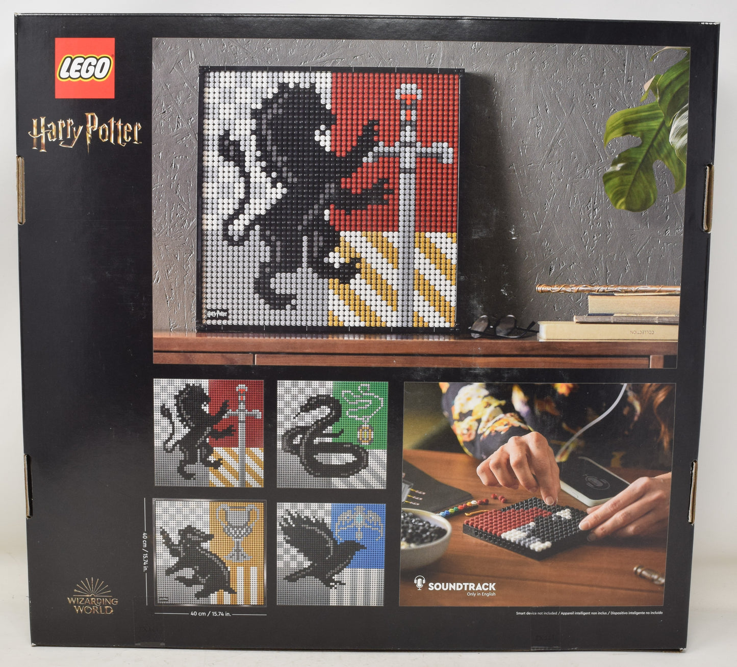 Lego Art Harry Potter Hogwarts Crests Set 31201 New NIB