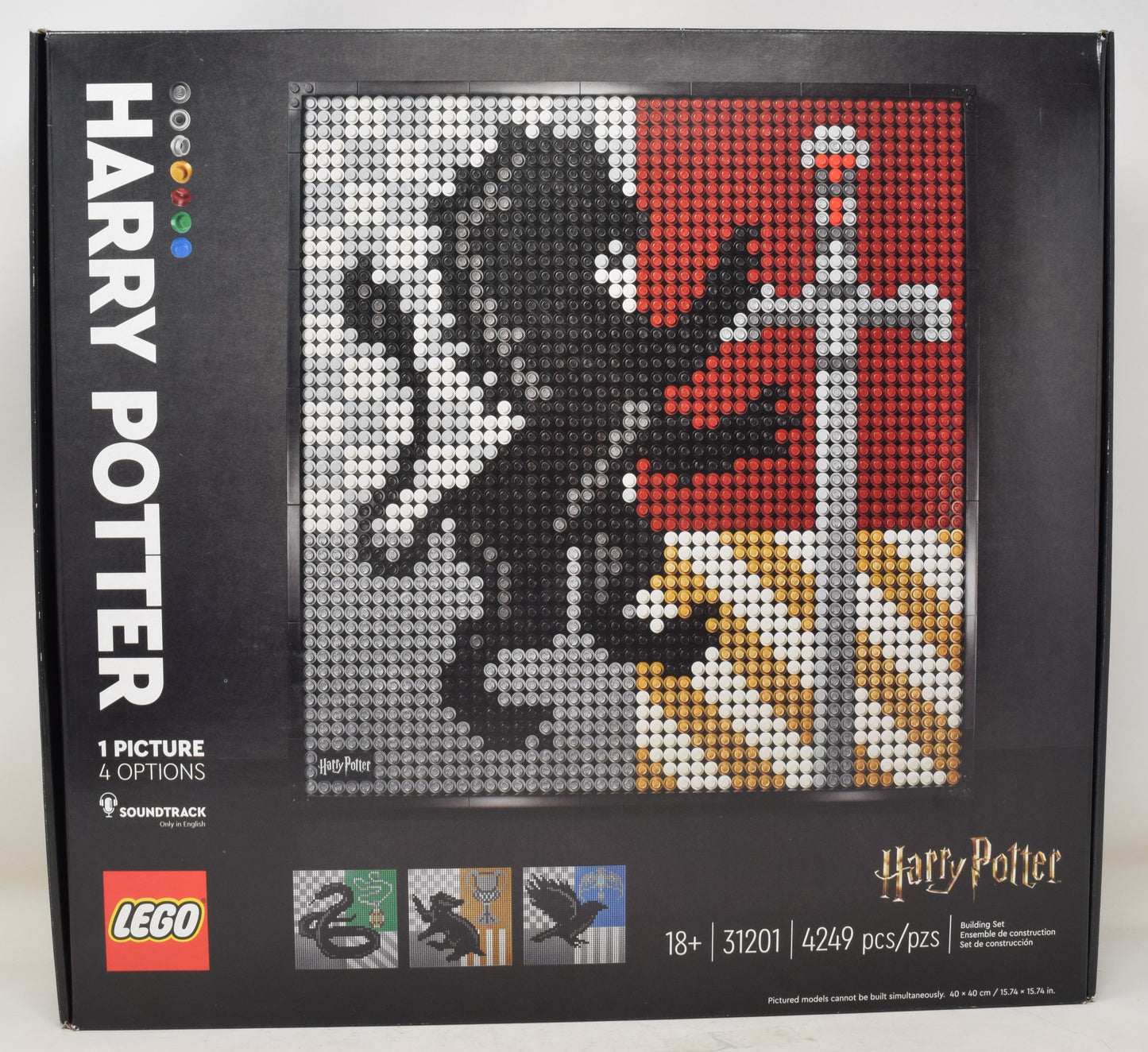 Lego Art Harry Potter Hogwarts Crests Set 31201 New NIB