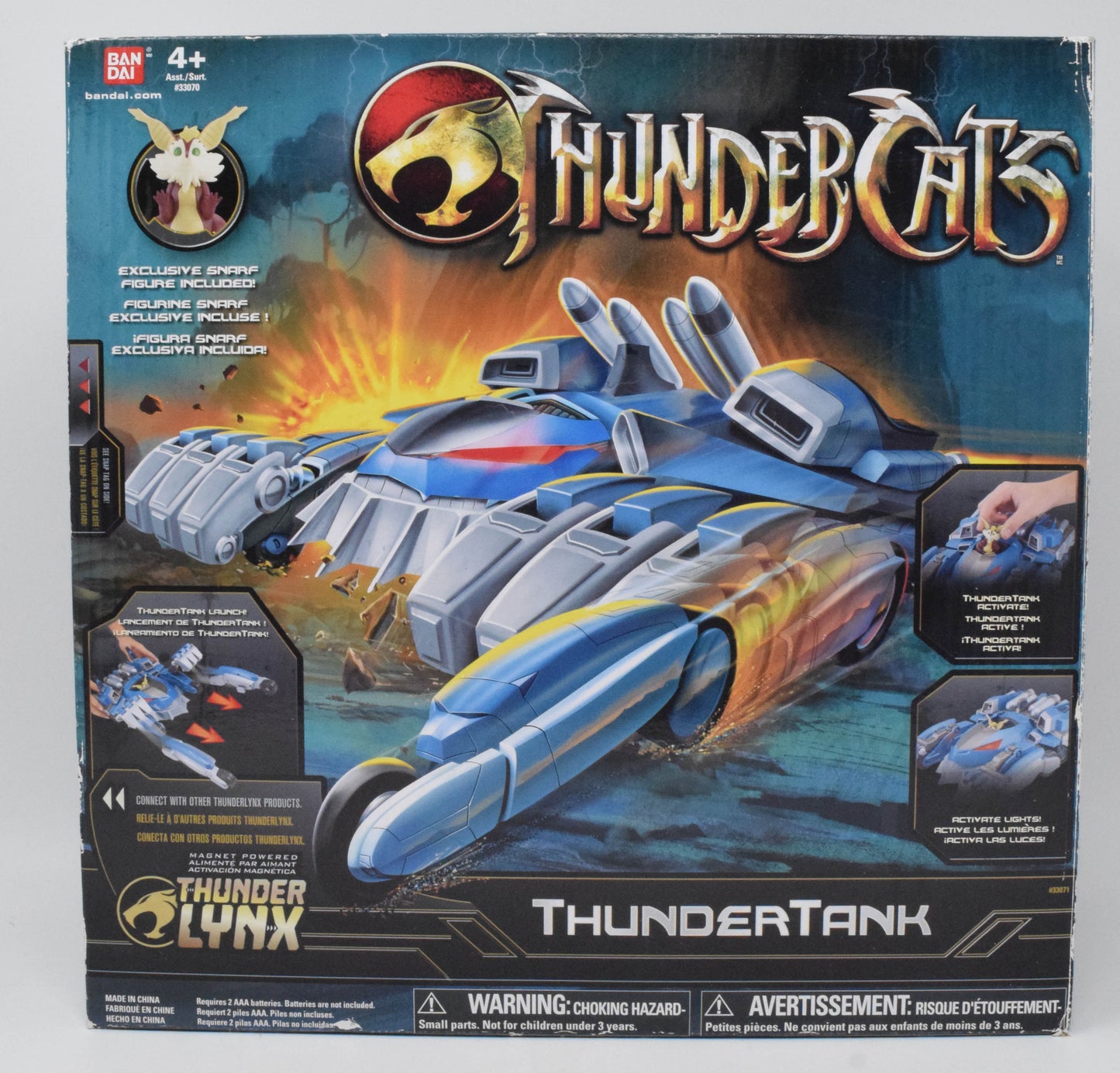 Thundercats Thundertank Thunder Action Figure Vehicle Bandai 2011 New