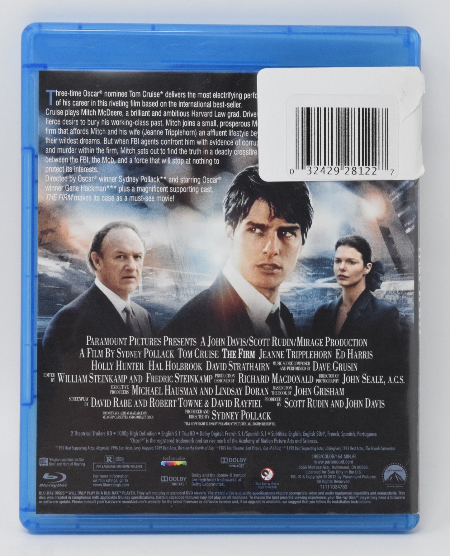 Tom Cruise The Firm DVD Blu-ray