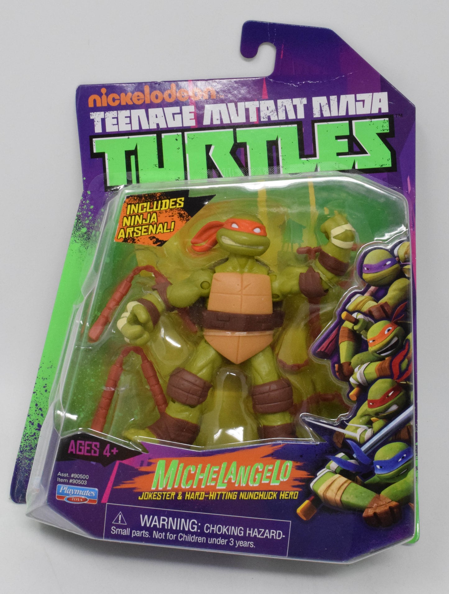 Teenage Mutant Ninja Turtles Michelangelo Action Figure 2012 Playmates New