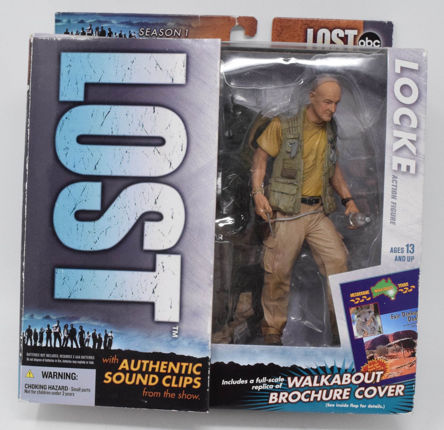 Lost John Locke Action Figure McFarlane Toys 2006 Sound Clips  New