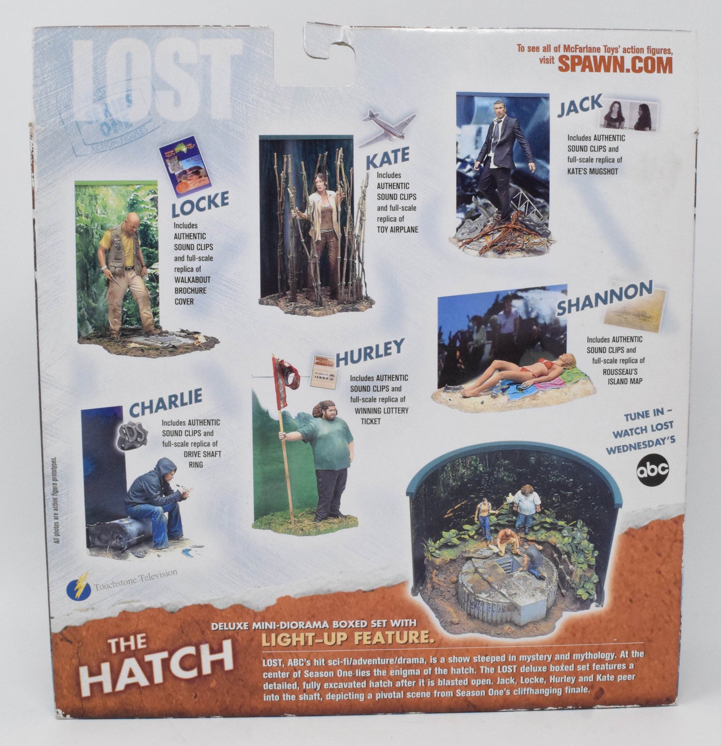 Lost John Locke Action Figure McFarlane Toys 2006 Sound Clips  New