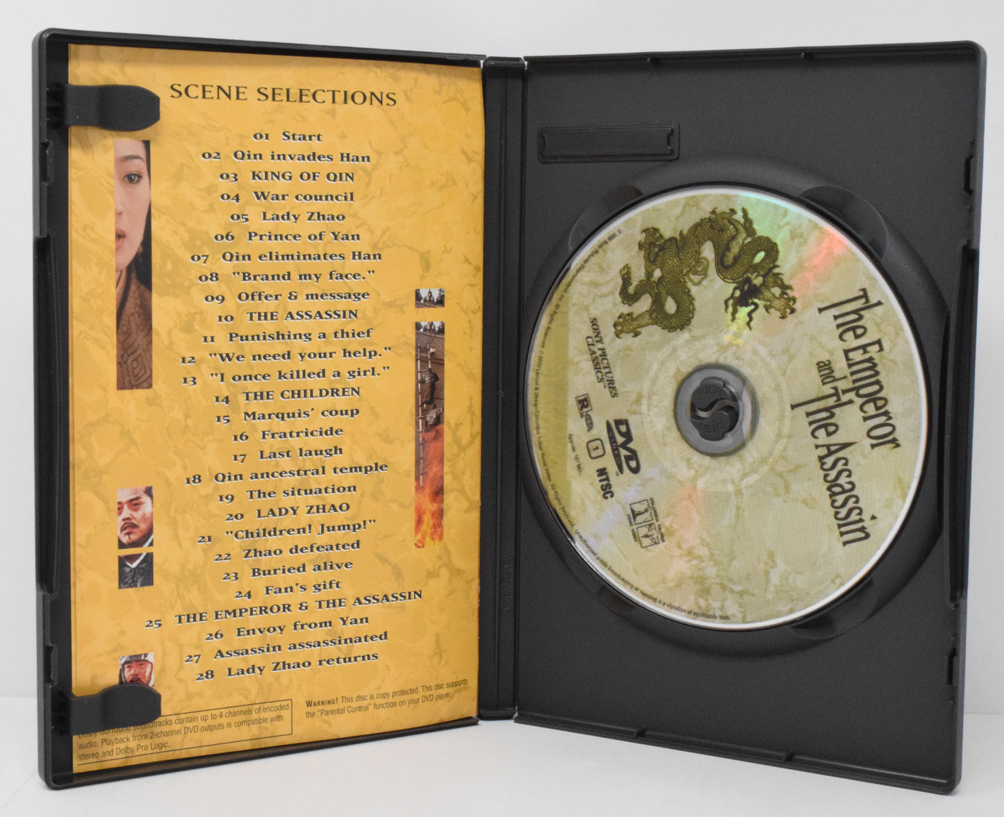 The Emperor and The Assassin DVD