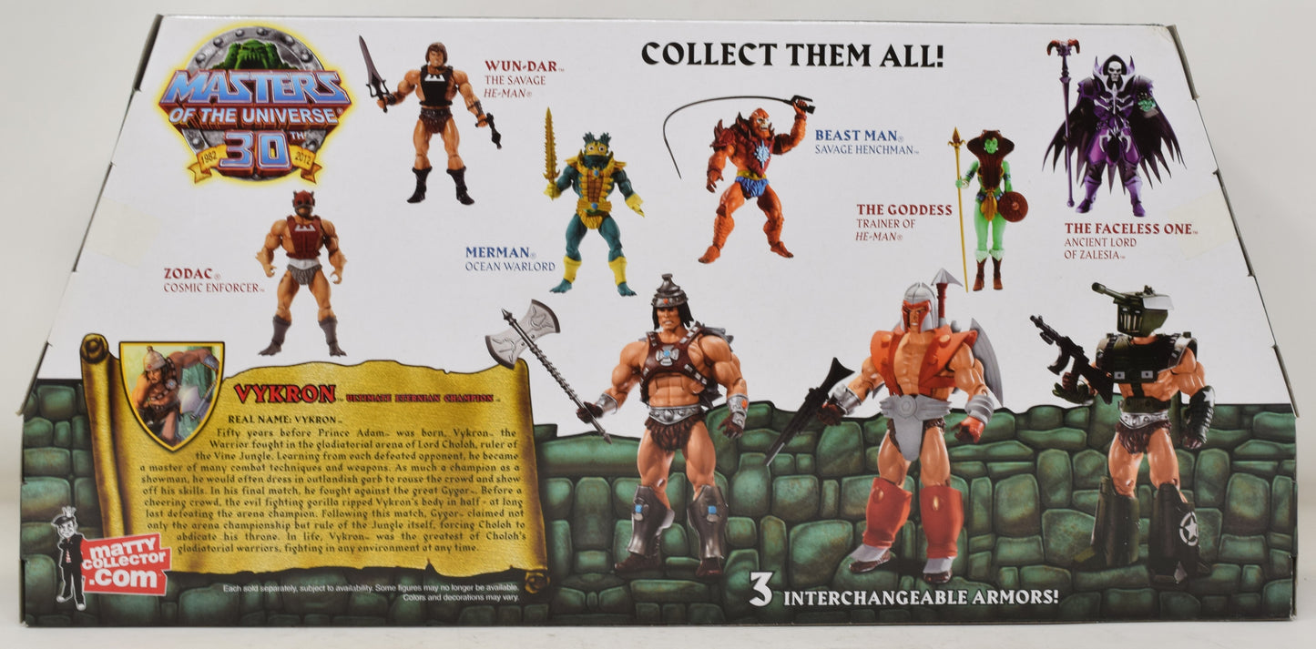 Masters Of The Universe MOTU Classics 30th Vykron Mattell 2012 New NIB