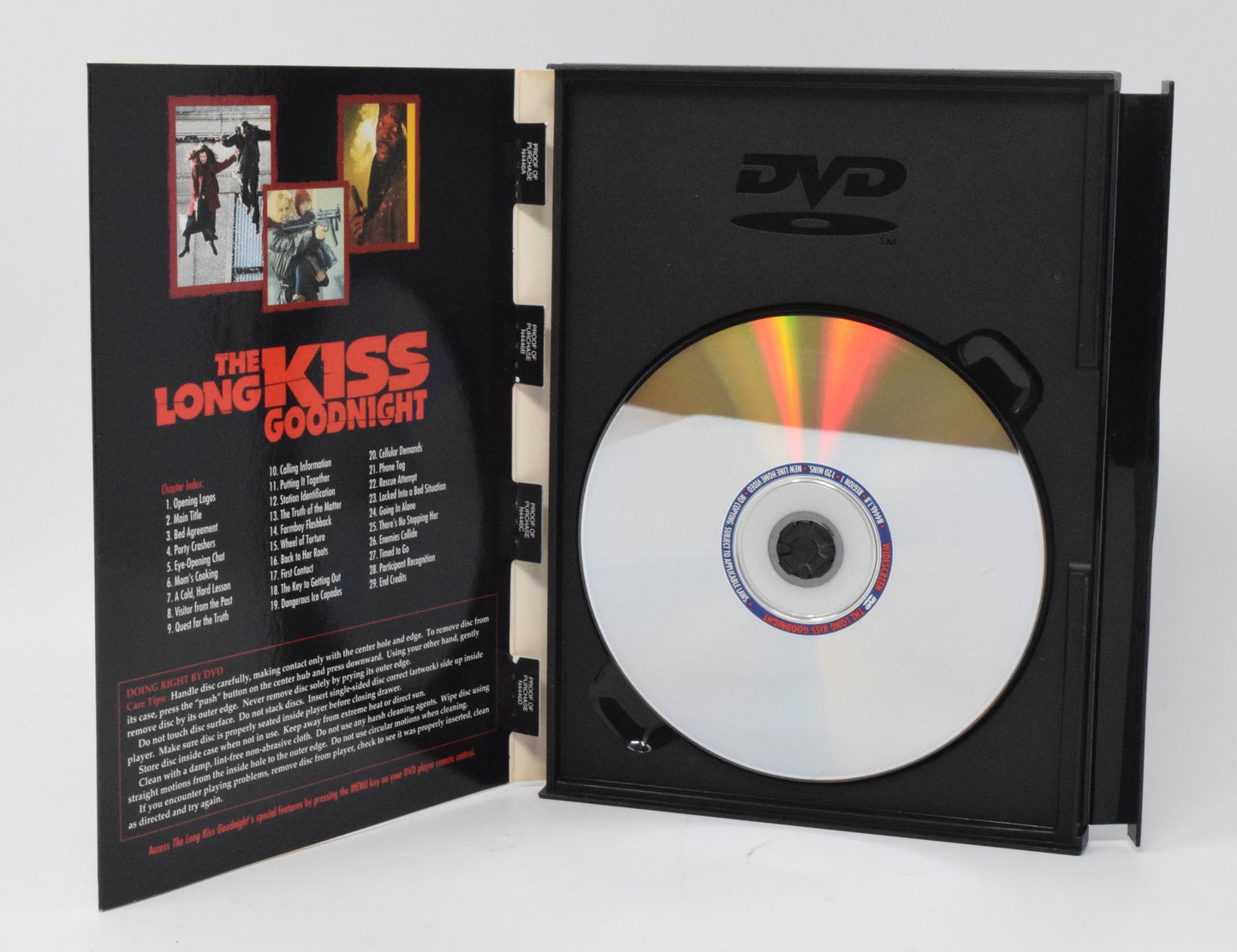 The Long Kiss Goodnight DVD