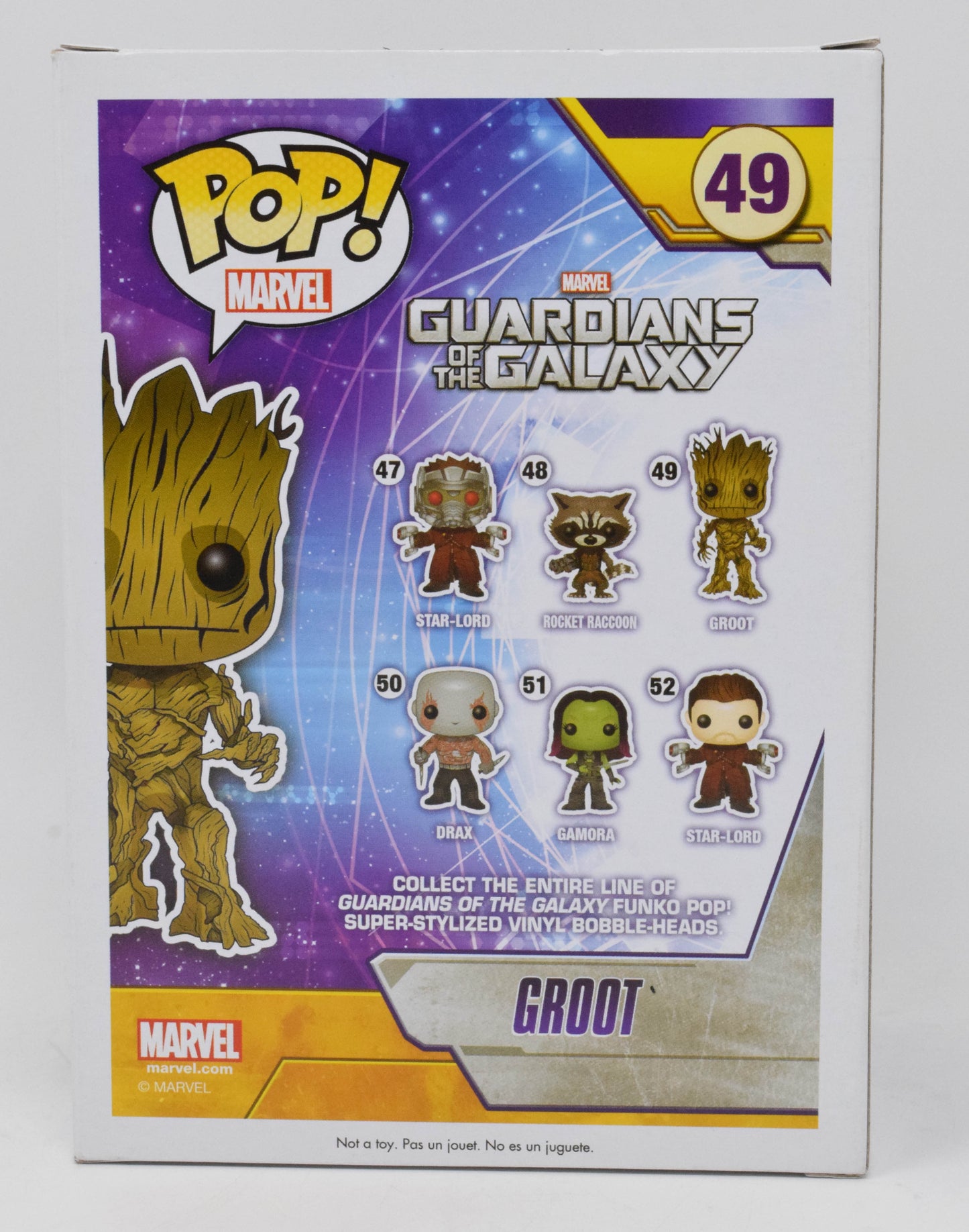 Guardians Of The Galaxy Groot Pop Vinyl Figure Marvel 49 Lootcrate GID New