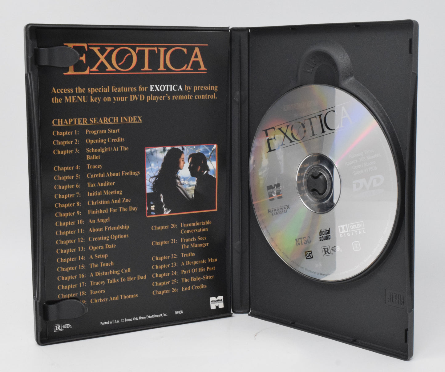 Exotica DVD Widescreen