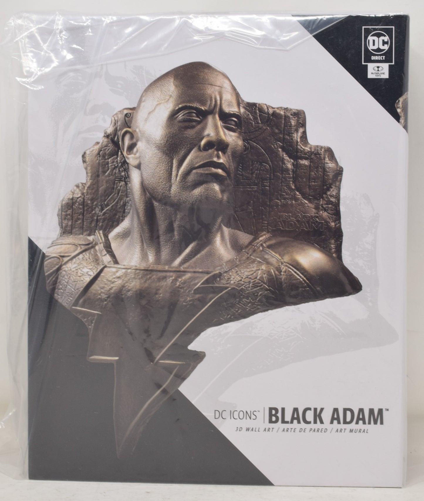 Black Adam 3D Wall Art DC Direct Icons McFarlane 2023 Shazam New NIB