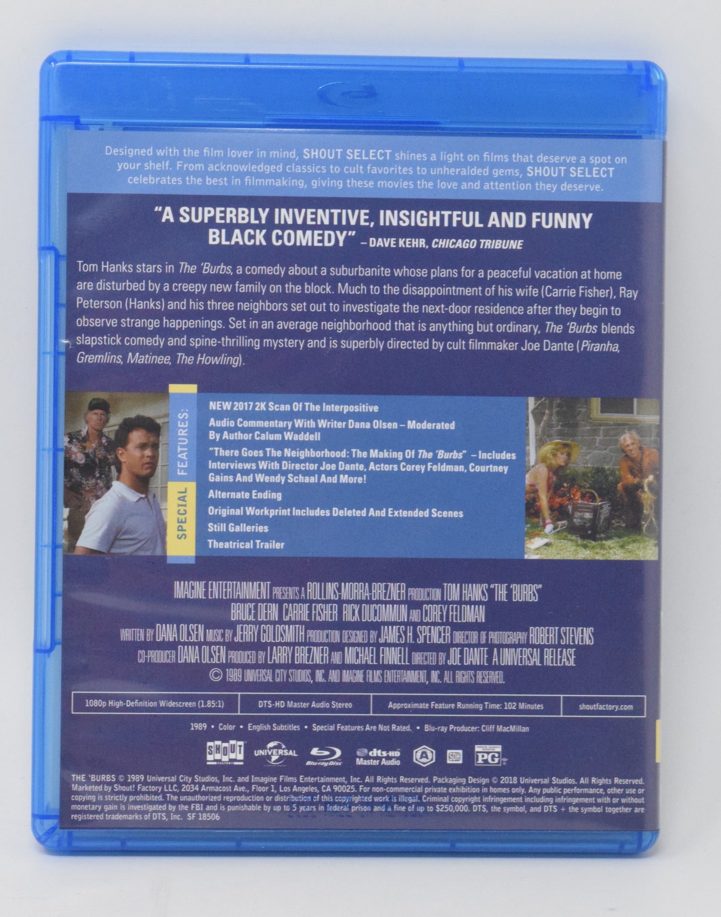 Tom Hanks The Burbs DVD Blu-ray