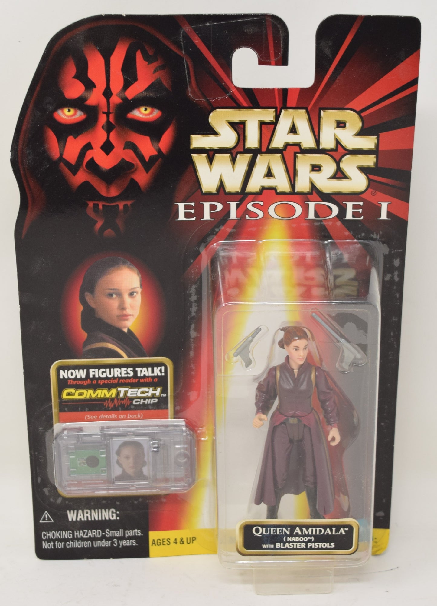 Star Wars Episode 1 Queen Amidala Naboo Action Figure Hasbro MOC New